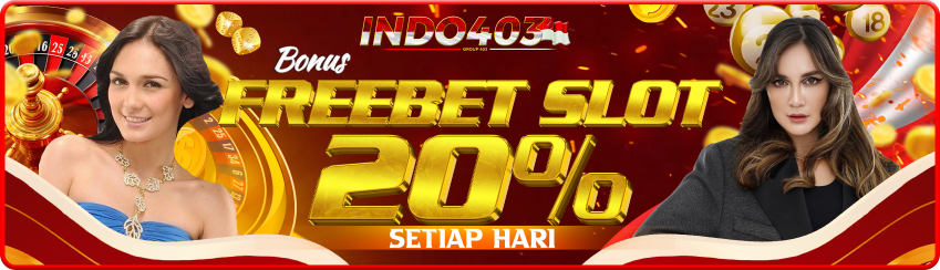 Bonus freebet harian slot 20%